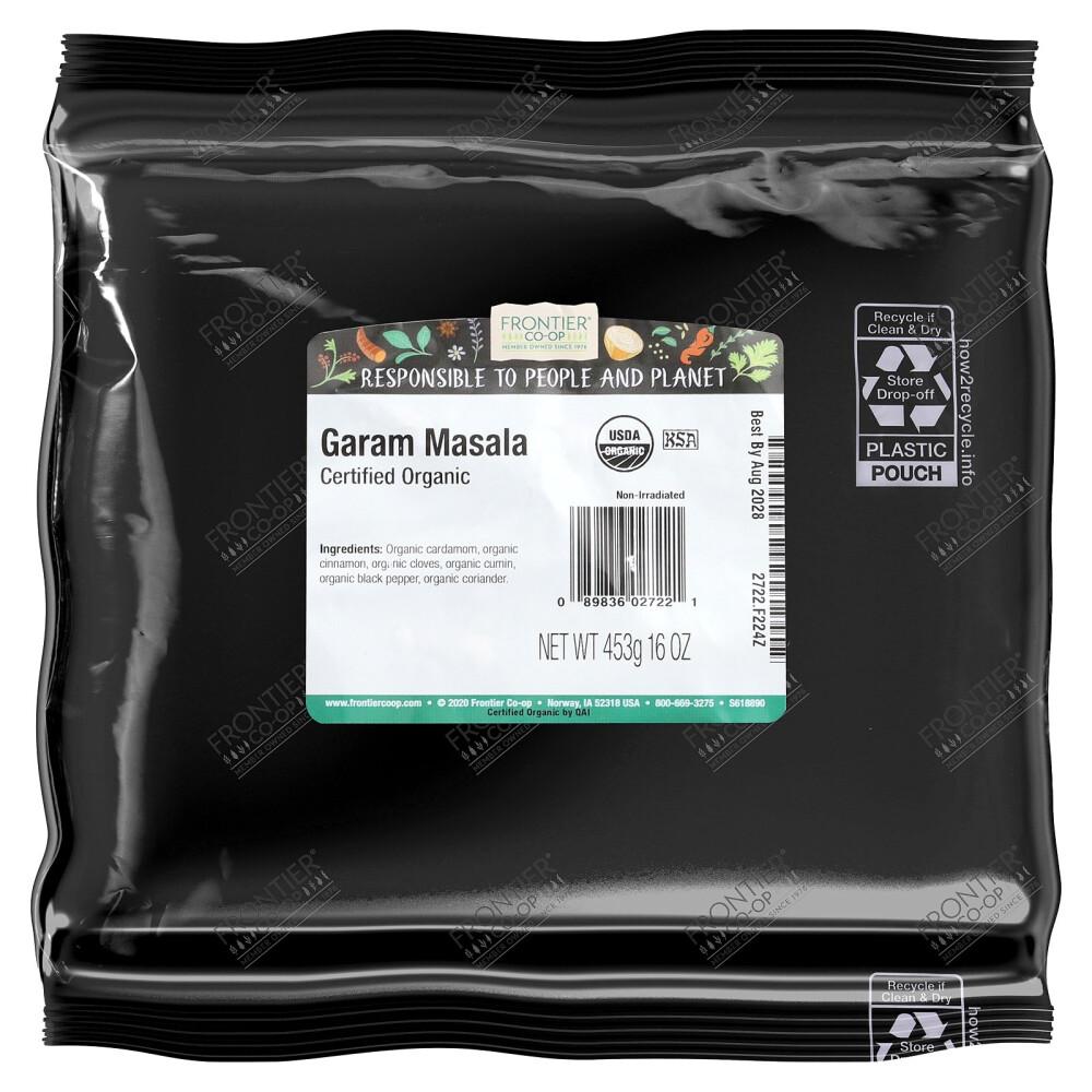 Frontier Natural Products Garam Masala 453g (16oz)