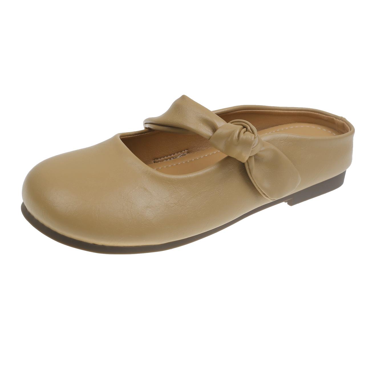 

Французские повседневные тапочки женские летние 2024 года, новая верхняя одежда с мягкой подошвой, ленивые туфли с полуподдержкой на одну ногу, классные тапочки 40 абрикосовый