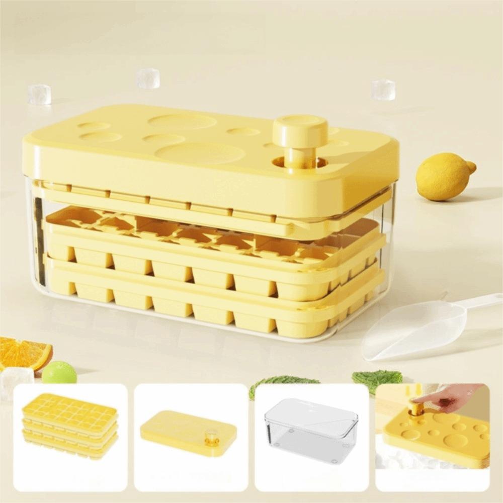 1/3 Layers Silicone Moulds Set DIY Rice Ball Making Box New Ice Cube Mold  Drink Preparation