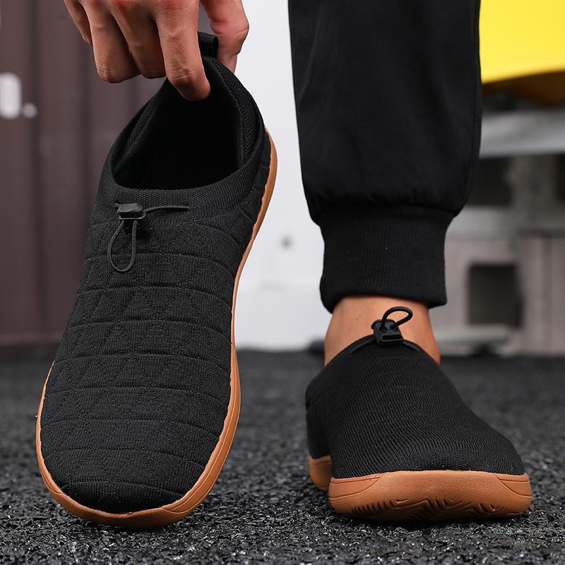 

Men s Barefoot Slip on Shoes Non-Slip Walking Shoes Summer Lightweight Breathable Mesh Casual Walking Sneakers Affordable Price 39 чорний