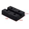 Safe Lifting with Heavy Duty Rubber Support Block Prevents Damage