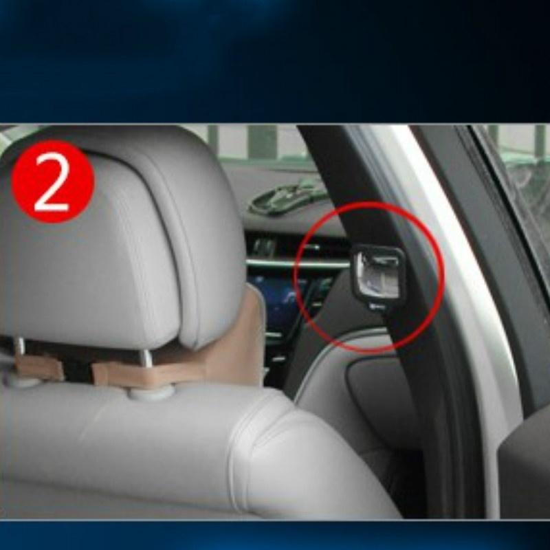 270 Degrees Wide Angle Car Rear Magnet Mirror Car Auxiliary Rearview Mirror Eliminate Blind Point for Car Safety