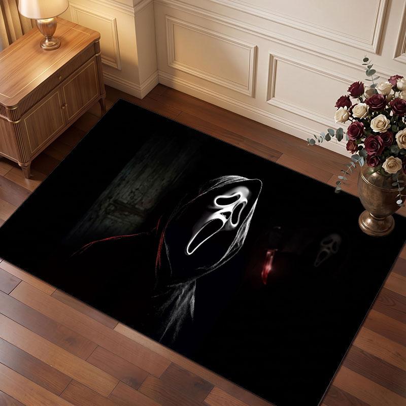 Scream Ghostface Rug Soft Thick Non Slip Floor Carpet for Bedroom Living Room Home Decor