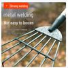 Iron Rake with Wood Handle