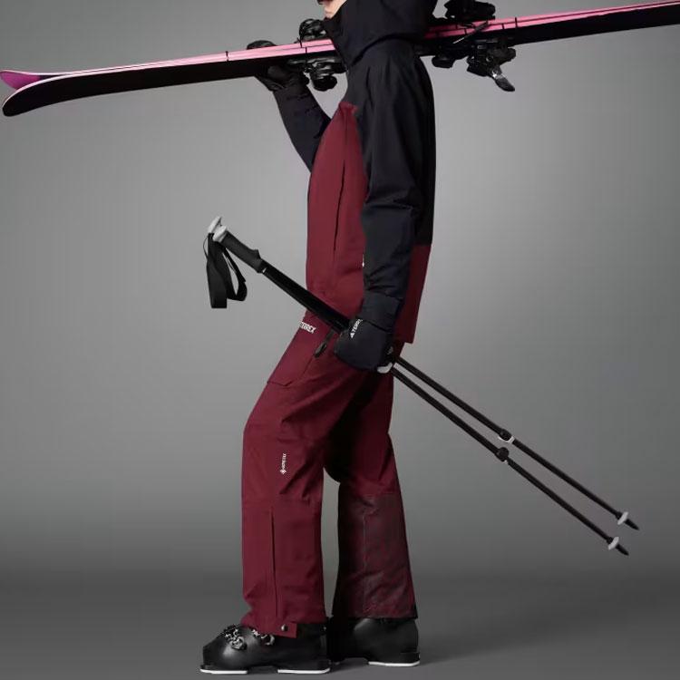 Adidas Terrex Techrock 3L Gore-Tex Bib Pants Women Pants Shadow-Red IB1207