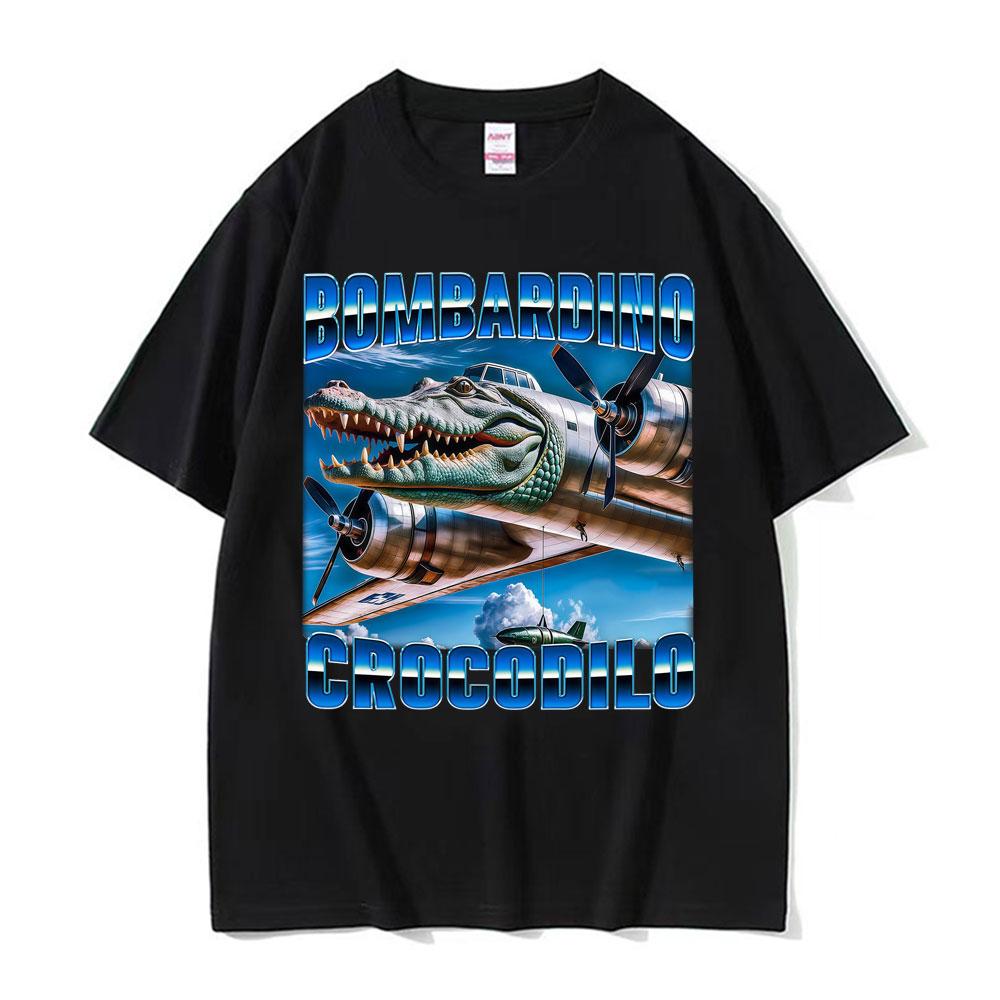 Tralalero Tralala Funny Shark Meme T Shirts Gifts Unisex Women Fashion Trend High Street Tshirt Cotton ONeck Short Sleeve T Shirt
