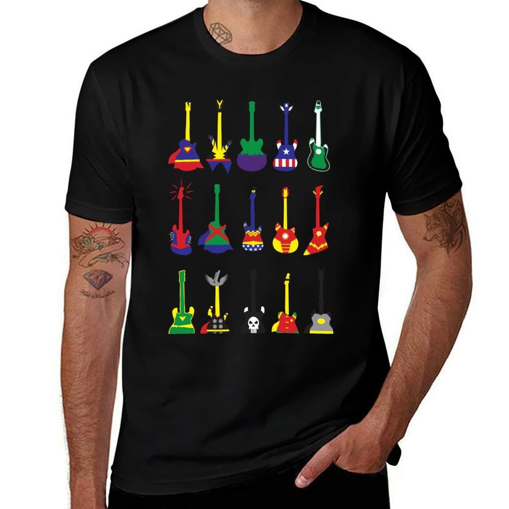 Guitar Heroes Tshirt Festival Party Tee Top Tshirt