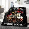 Nome Personalizzato Stampa Bon Jovi Coperta di Flanella Alta Qualità Calda Confortevole Coperta per Tutte le Stagioni Perfetta per Regali Decorazione per la Casa