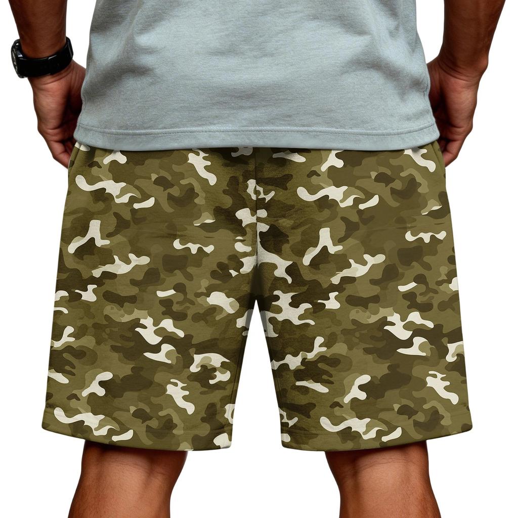 Men's Athletic Shorts with Elastic Drawstring Waist - Lightweight Summer Workout Shorts for Running, Gym, Training, and Sports