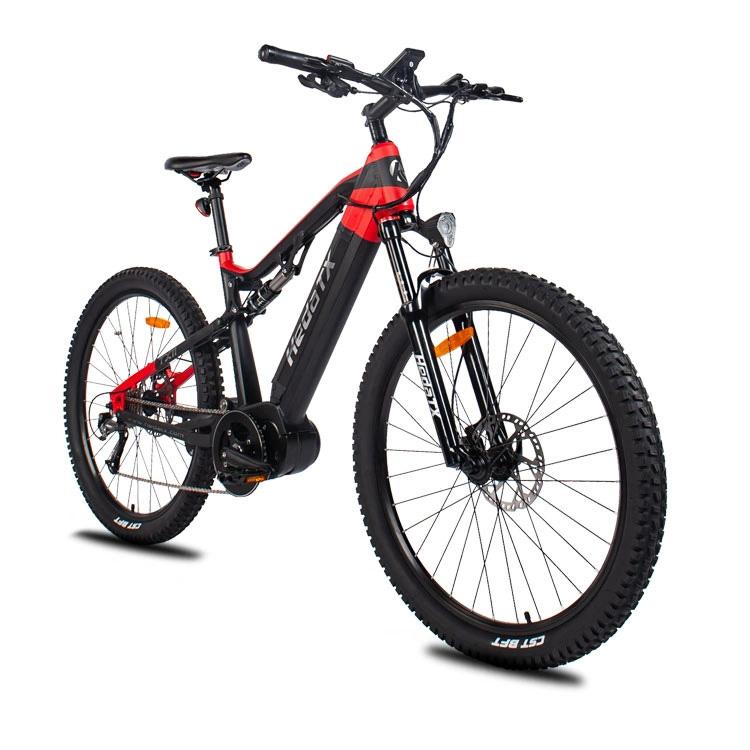 Hedatx TX11 E-Bike 500W Mid Motor, 48V 15.6Ah, 45KM/H Max Speed, 90KM Range, CST 27.5"×2.4" Tires, 9-Speed, Hydraulic Brakes
