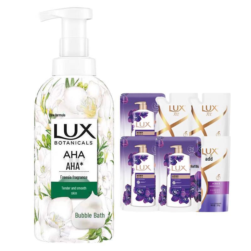 LUX Moisturizing Freesia Scent Bath & Hair Care Set