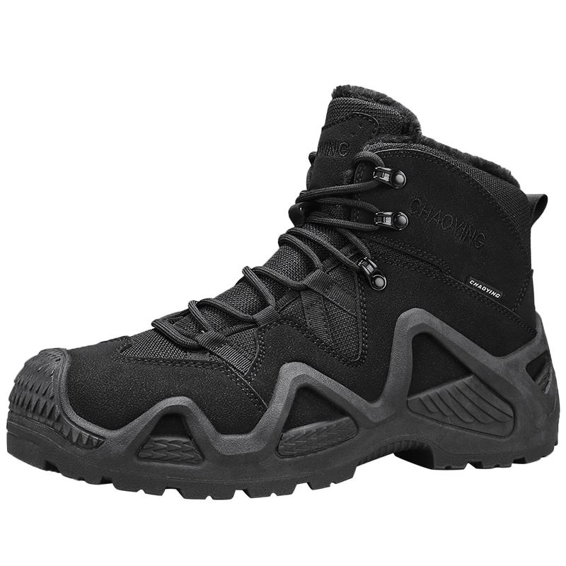 

Осенние новые походные ботинки, армейские ботинки, мужские тренировочные ботинки, пустынные армейские ботинки, водонепроницаемые, рабочие, безопасные, с мягкой подошвой и мягкой поверхностью 46 чёрный