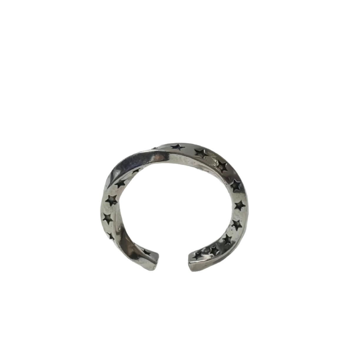 

Star Ring Women s Retro High-End Versatile Adjustable Design античный серебряного