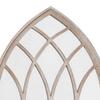 Garden Mirror Sand 100x45 Cm Iron