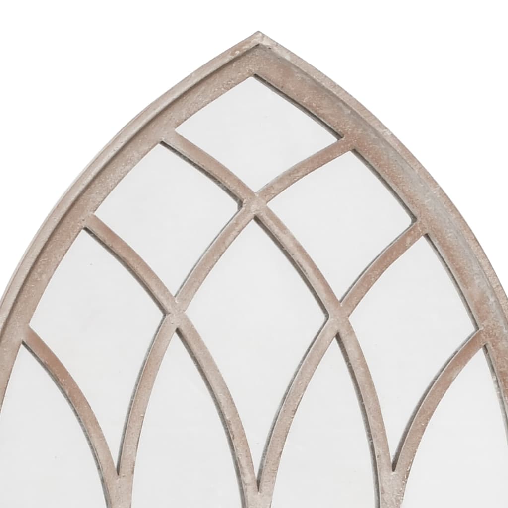 Garden Mirror Sand 100x45 Cm Iron