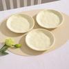 Cream Luxury Plate Bone Dish Household Food Grade Ceramic Snack Cake Dining Table Storage Decoration Ins