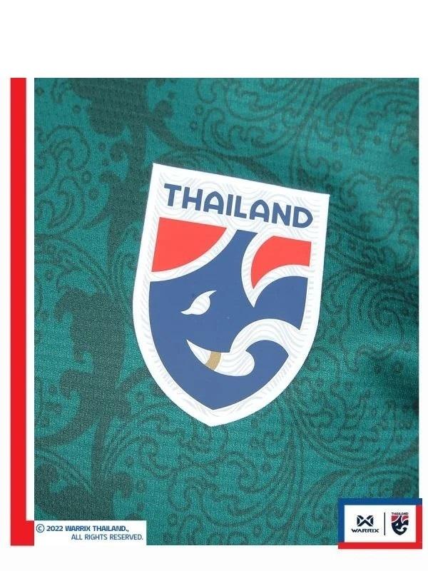 TAILANDIA Fútbol Nacional JERSEY CHEER Versión para fanáticos Camisa de secado rápido Cuello redondo Poliéster Verde Blanco Manga corta Uniforme Deporte al aire libre