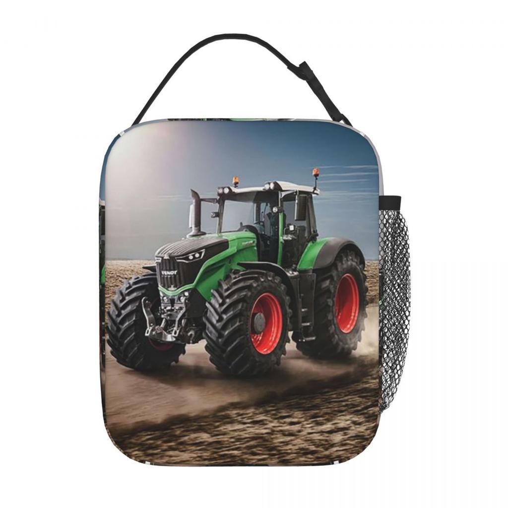 Fendt Traktor Isolierte Lunchtasche für Kinder Schul-Kühltasche Thermische Lebensmittelbox Tragbare Lunchboxen Behälter