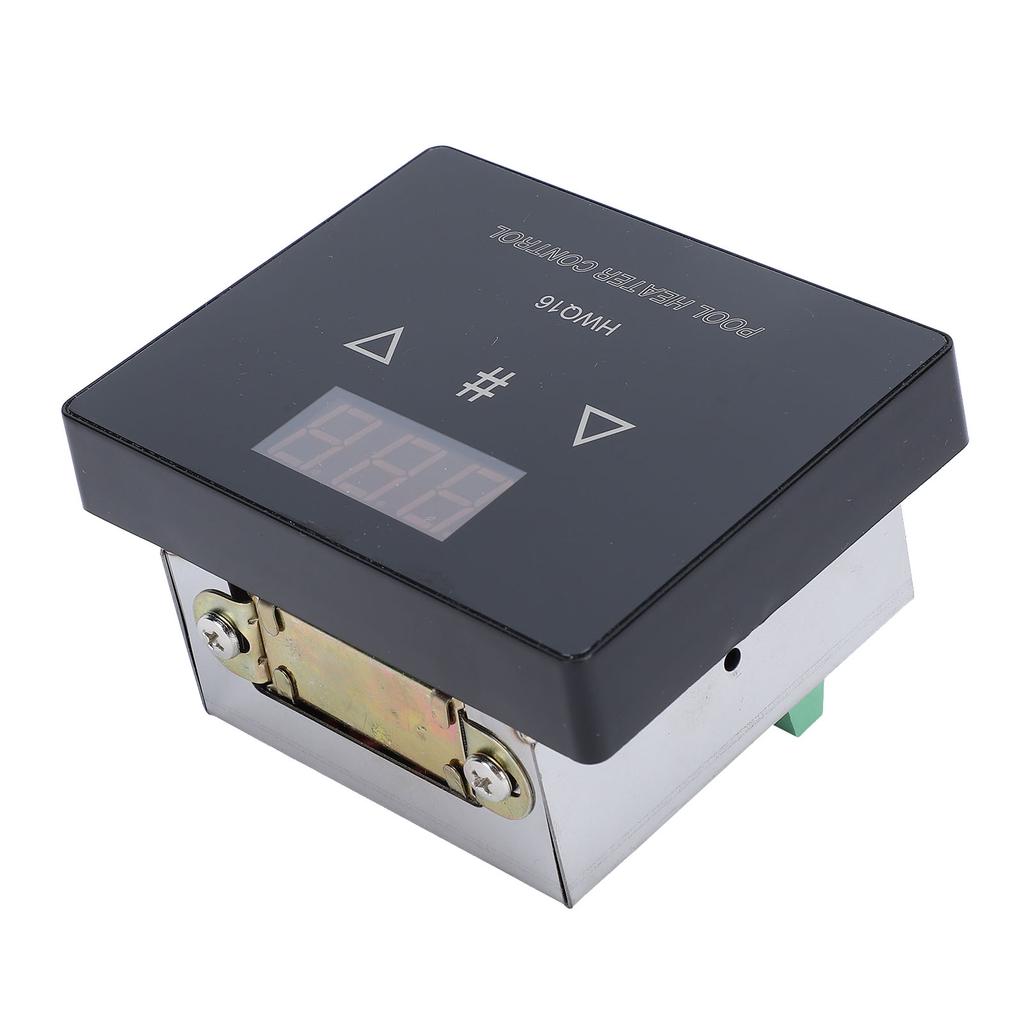 Electric Pool Thermostat Panel Touchscreen Digital Display Swimming Pool Heater Control Panel for Spa Bath Hot Tub 220V