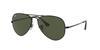 sunglasses 0RB3689 AVIATOR BLACK Japan 62 METAL II Polarized Photochromic Ray-Ban (Black) (FREE size)