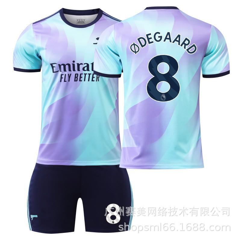 2425 Arsenal Duo 7 Saca Jerseys 9 Jesus 11 Martinelli 41 Rice No. 18 Football Uniform Set