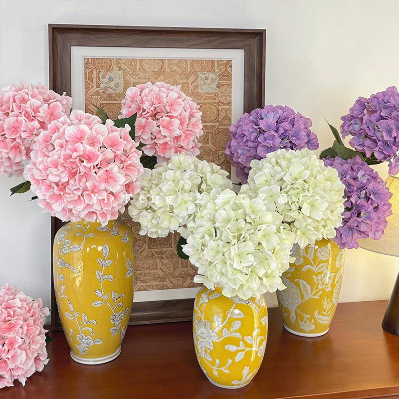 3D Printed Lisa Hydrangea Artificial Flowers, 144 Pieces for Floral Arrangements, Weddings, DIY Decorations, or Simulation Displays.