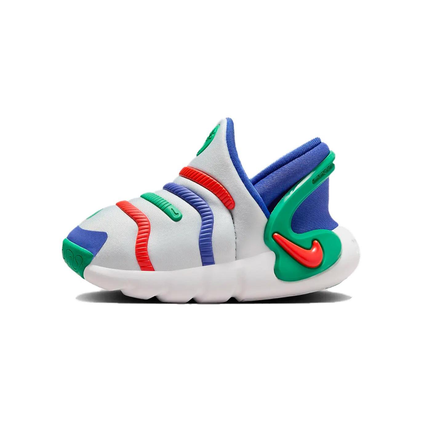 Nike Dynamo Go 2 EasyOn TD  Grey Green Picante Red  FD0554-002 23.5
