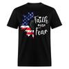 Faith Over Fear Sunflower American Flag T-Shirt