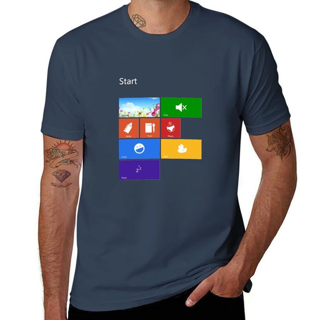 Parenting Start Menu  Windows 8 TShirt anime tshirt funny t shirts dark humor TShirt