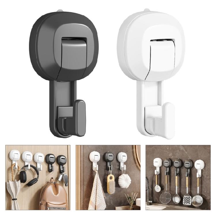 Suction Cup Hook Strong Adhesion Towel Hanger Waterproof and Reusable for Kitchen Bathroom and Shower Hanging Solution