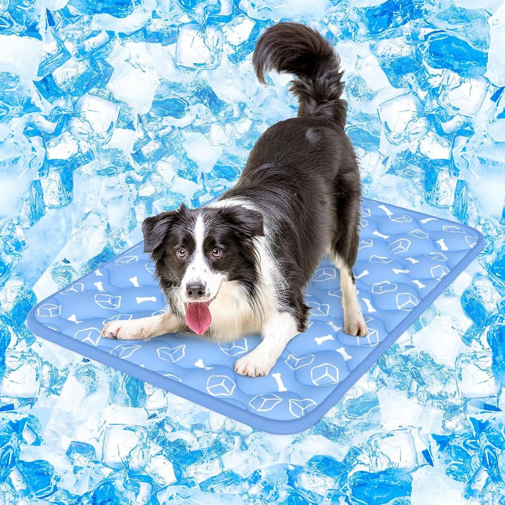 Dog Cooling Mat Summer Pet Ice Pad Extra Large Cool Bed for Small Medium Big Dogs Cats Durable Pet Cooling Blanket Sofa Mat
