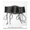 Corset Belt for Women Lace Leather Belt Wide Waist Belt Elastic Tied Belt for Dresses Leather Belt Retro Elastic Belt