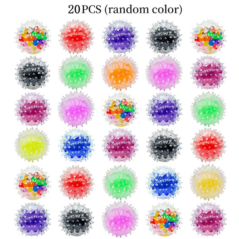 5/10/20Pcs 3.5cm Squeeze Ball Grape Ball Stress Relief Fidget Sensory Toy Kids Boy Girl Birthday Party Favors Pinata Filler Gift