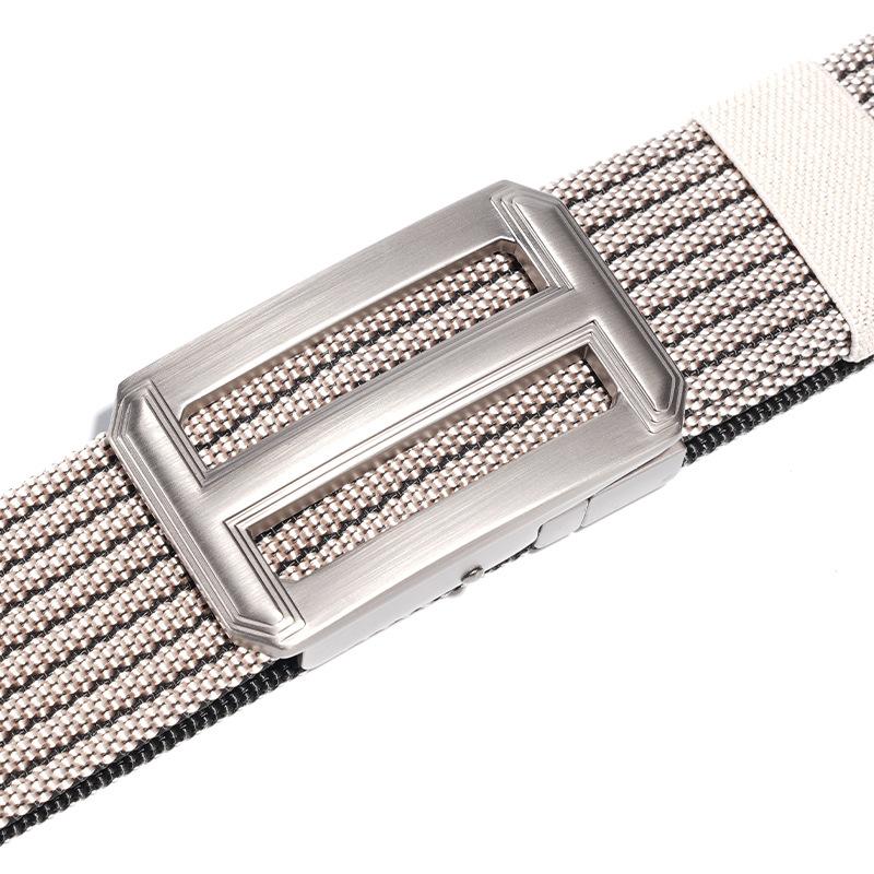 Men'S Belt Hot-Selling Automatic Buckle Durable Nylon Tactical Braided Belt Middle-Aged And Young Outdoor Belt Belt