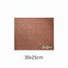 Coffee Bean Pattern Soft PVC Coffee Bar Mat Non Slip Quick Draining Waterproof Pad for Home Kitchen Countertop Decor