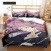 Jujutsu Kaisen Digital Print Comfortable Duvet Quilt Cover Pillowcase Bedding Set Children Bedroom Decoration Home Textile