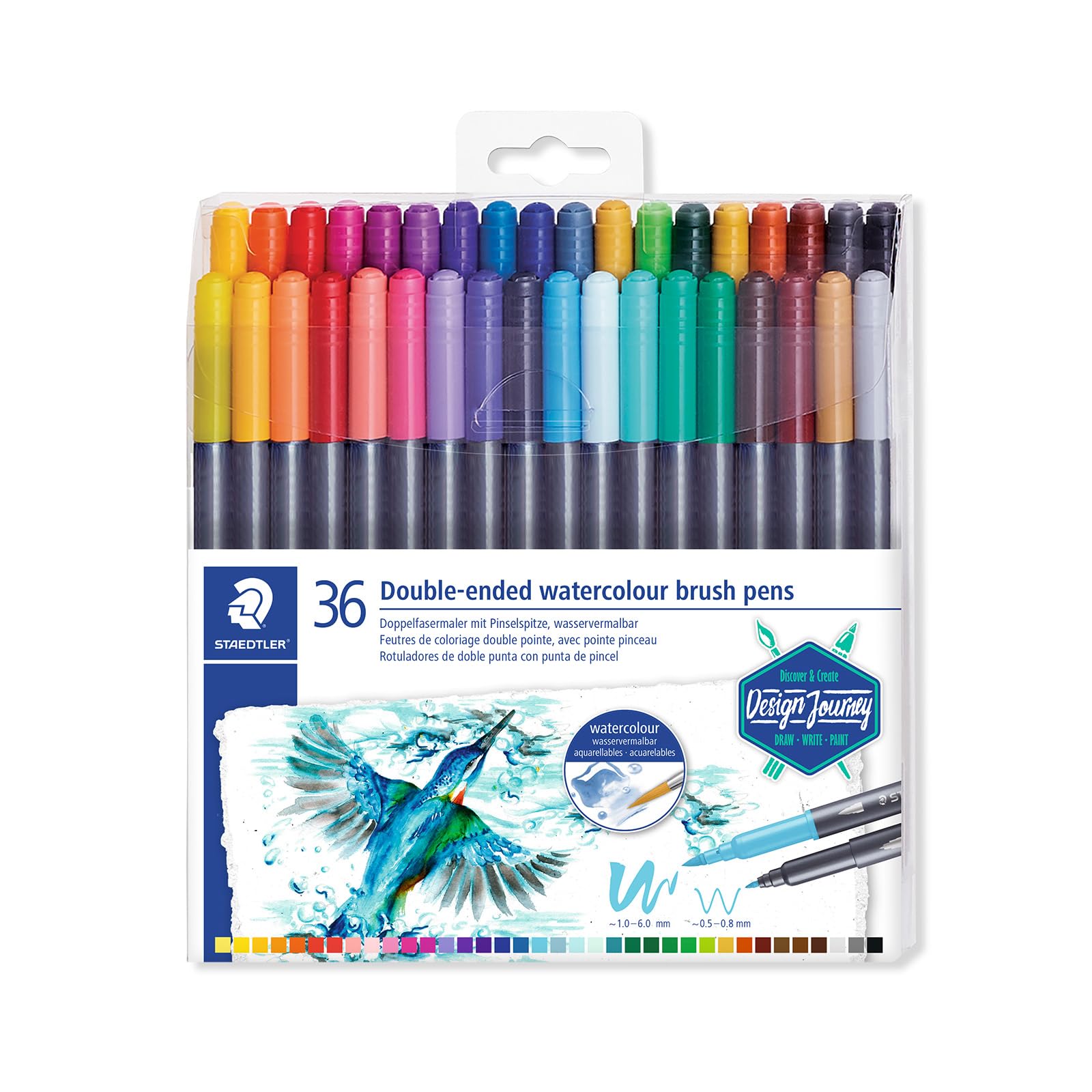 

Staedtler Color Brush Pen DUO 36 Colors 3001 TB36
