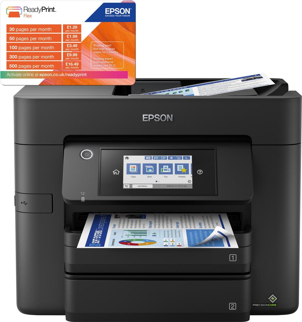 Multifunksjonsskriver - EPSON - Workforce pro WF-4830DTWF