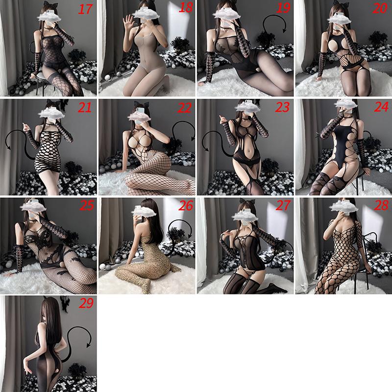 29 Styles Nachtwäsche Rolepaly Uniformen Damen Dessous Einteilige Strümpfe Cosplay Nachtclub Body