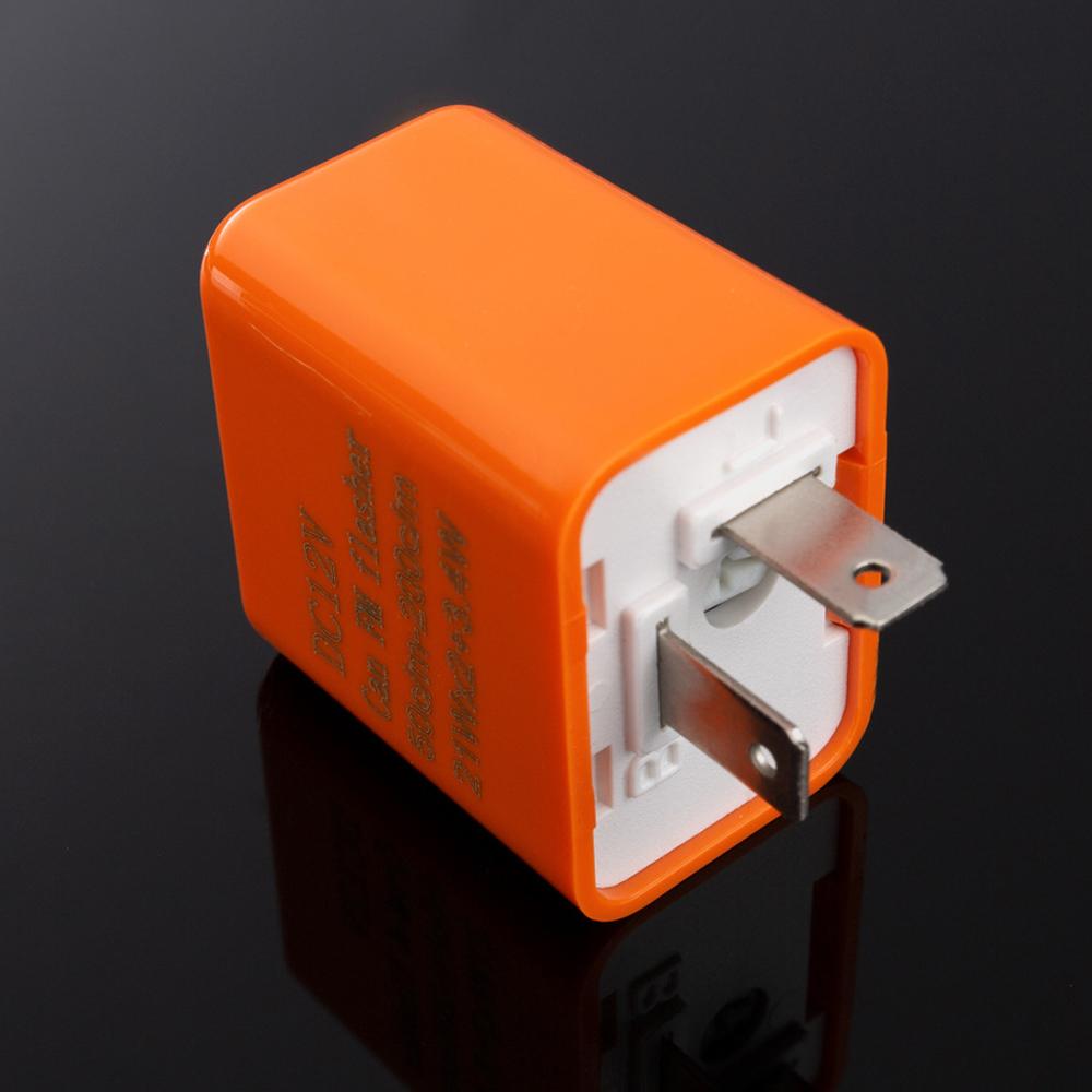 Motorcycle LED Flashing Relay Electronic Frequency LED Moto Blinker Turn Signal Light Adjustable Motorcycle Relay Accessories