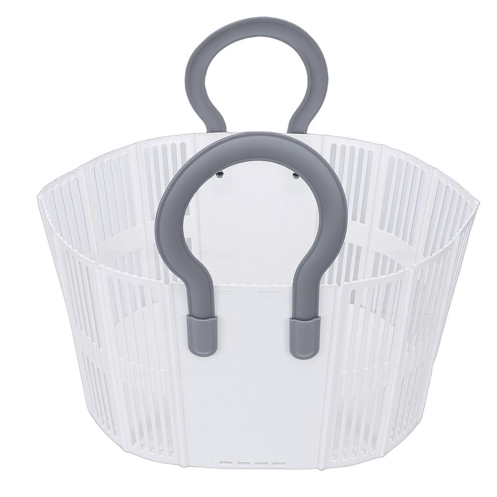 Foldable Laundry Basket Large Capacity Clothes Hamper with Handles Hollow Multipurpose Storage for Bathroom Laundry Room Home