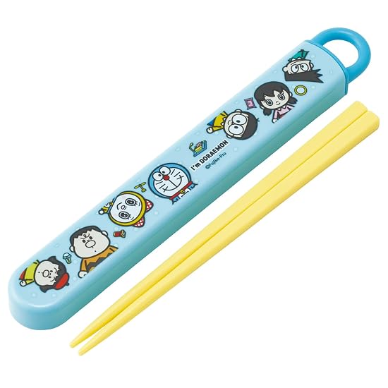 Skater Chopsticks and Chopstick Case Set for Kids, Lunch Box, 16.5cm, Made in Japan, Dishwasher Safe