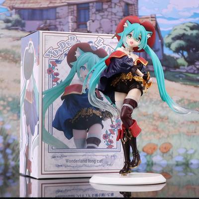 Hatsune Miku Meerjungfrau Märchen-Wunderland-Figur mit großohrigem Hund und Sakura MiKu-Ornament