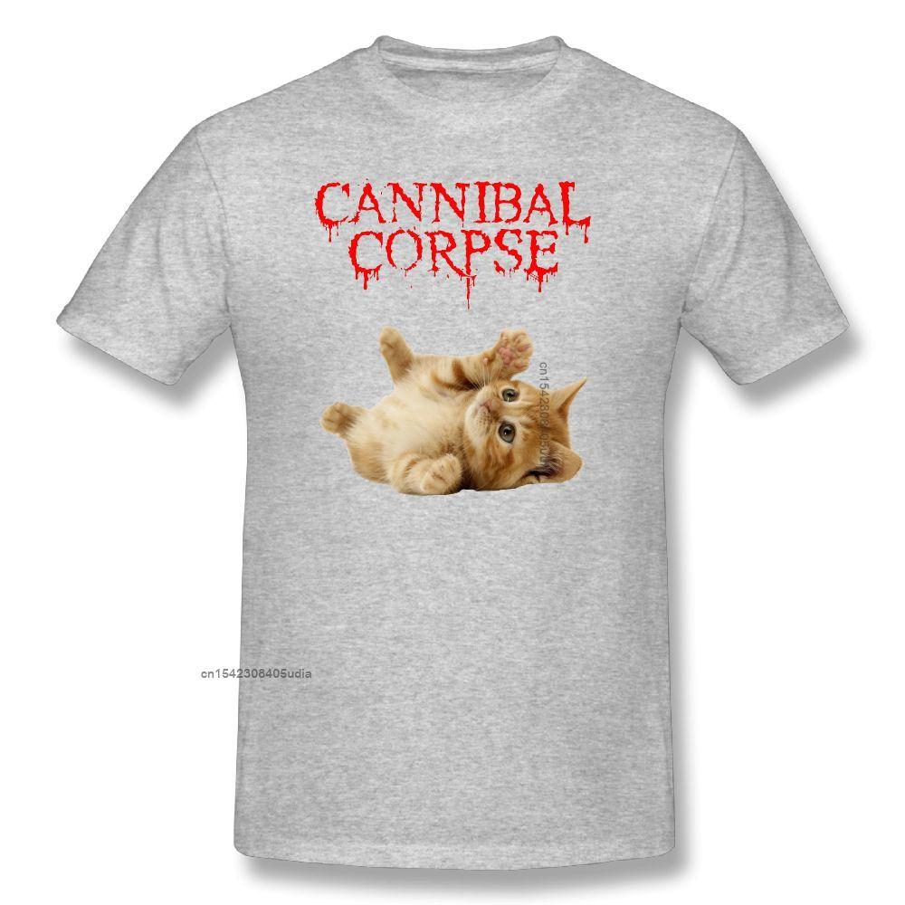 

Cannibal Corpse T Shirt Cat Print Graphic Shirts Plus Size Men Cotton Tshirts Wholesale Men s Short Sleeve Tee Shirt Awesome 4XL