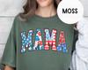 American Mama Shirt, Retro USA Comfort Color Shirt, Mama T-Shirt, Retro Mama America Tee, 4th of July T-Shirt, American Mama, USA Shirt