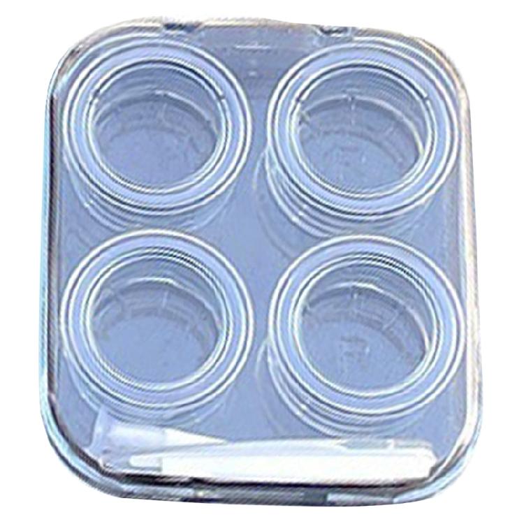 Convenient Contact Lenses Storage Box With Tweezers And Suction Wearing Tool Great For Travel And Office Student Use