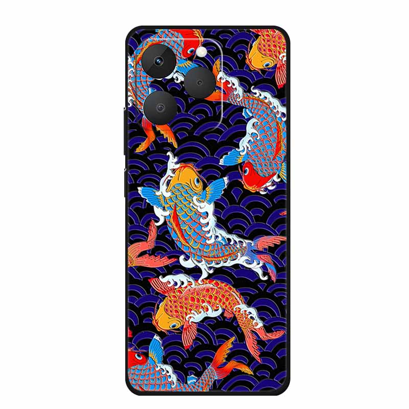 3D Emboss Case For Realme Note 70T Phone Case 70 T Coque Flowers Silicone Soft Back Cover For Realme Note 70 Narzo 80 lite Case