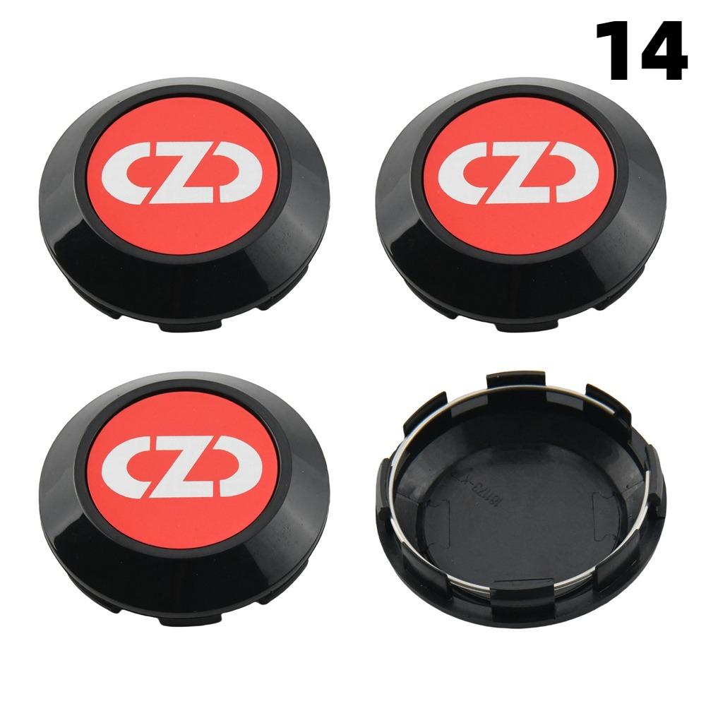 1 Juego/4 Piezas Diámetro Exterior 76MM / Diámetro Interior 72MM Tapa Para Llantas Tapacubos Centrales con Logo OZ Tapa de Rueda de Coche Deportivo Tapacubos