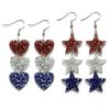 Ladies' fashionable design acrylic pentagram earrings suitable for daily wear, gatherings, and holiday gifts