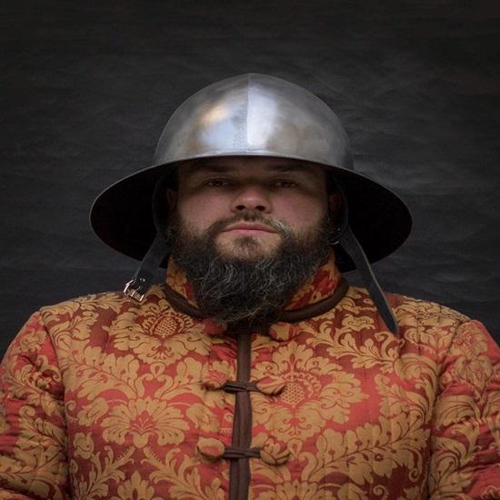 Medieval Kettle Hat Helmet: 14th Century Chapel De Fer, LARP SCA Armor